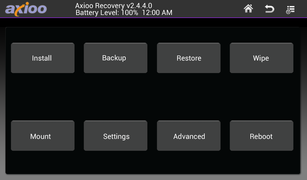 twrp and cwm recovery PICOpad GGM